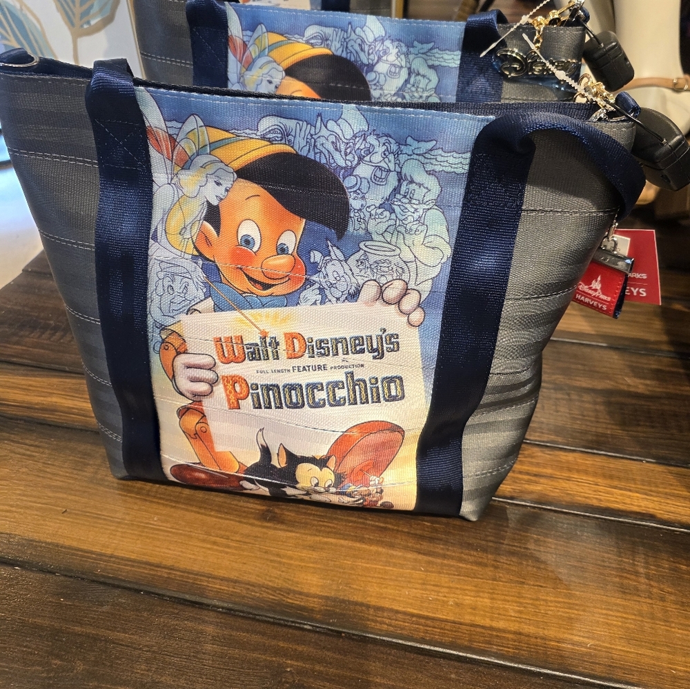 Disney Parks Harveys Pinocchio Tote Bag - Picture 6 of 11